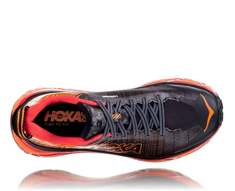 Hoka One One トレイルシューズ メンズ 黒/赤 - EVO マファテ2 - BH7145698